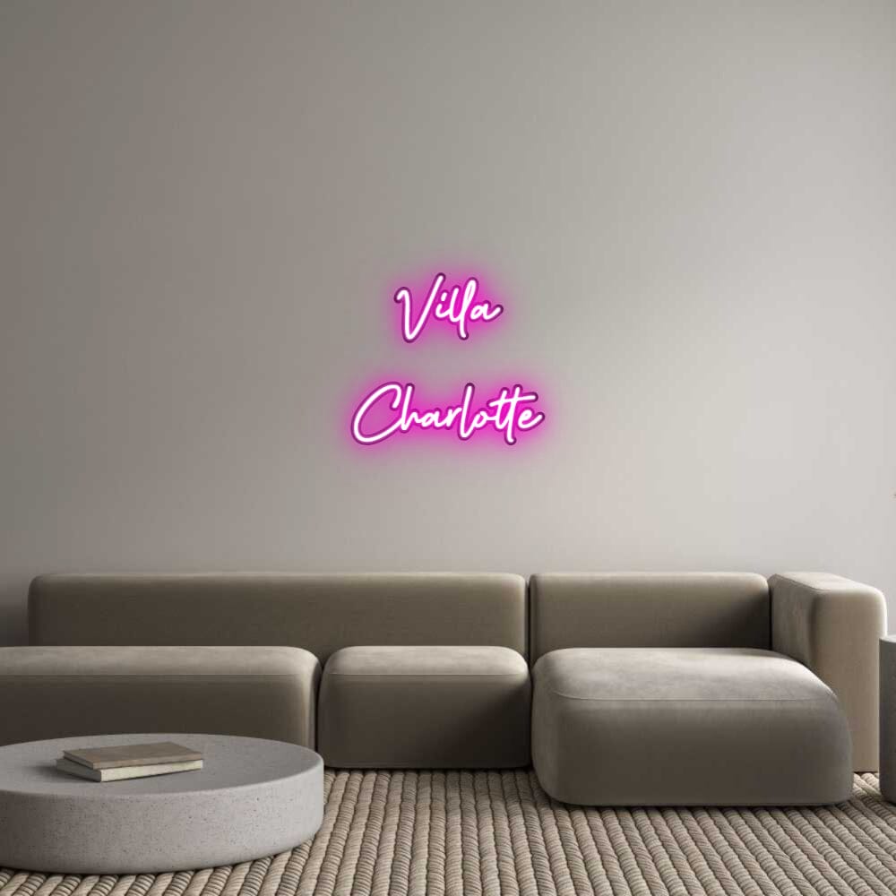 Custom Neon Order: Villa Charlo... - Custom Neon, | Hoagard.co