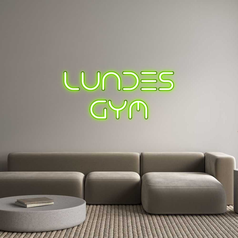 Custom Neon Order: Lundes Gym - Custom Neon, | Hoagard.co