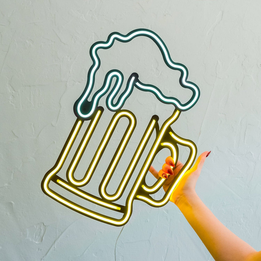 Beer - Neon Wall Art, | Hoagard