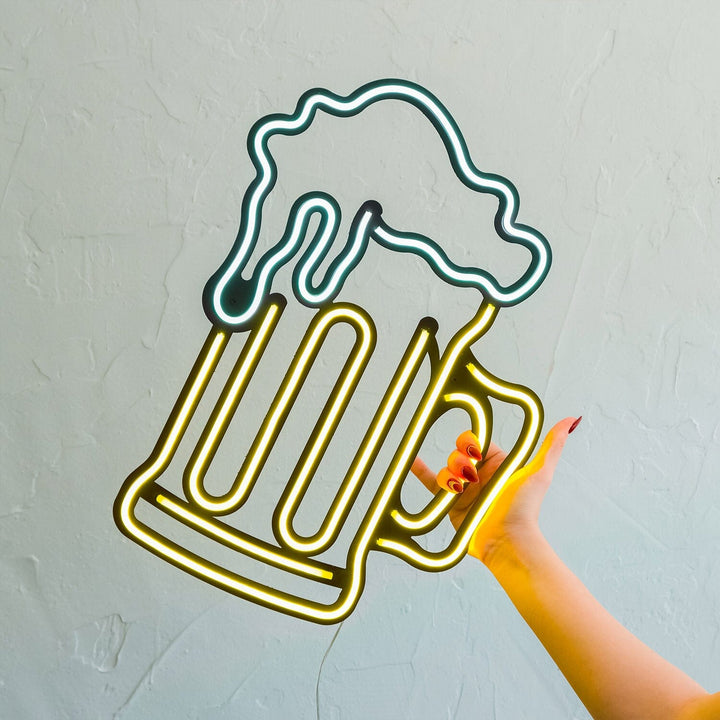 Beer - Neon Wall Art, | Hoagard