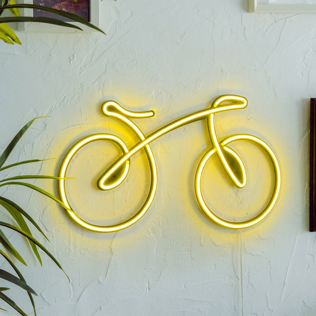 Bicycle - Neon Wall Art, | Hoagard