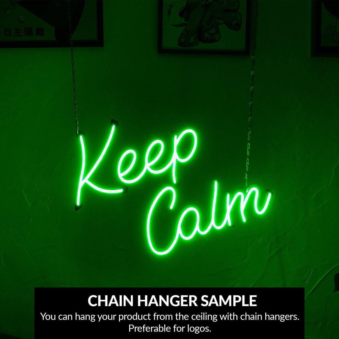 Custom Neon - Custom Neon, 70 cm / 27.5” With Chain Hanger (+€30) | Hoagard.co