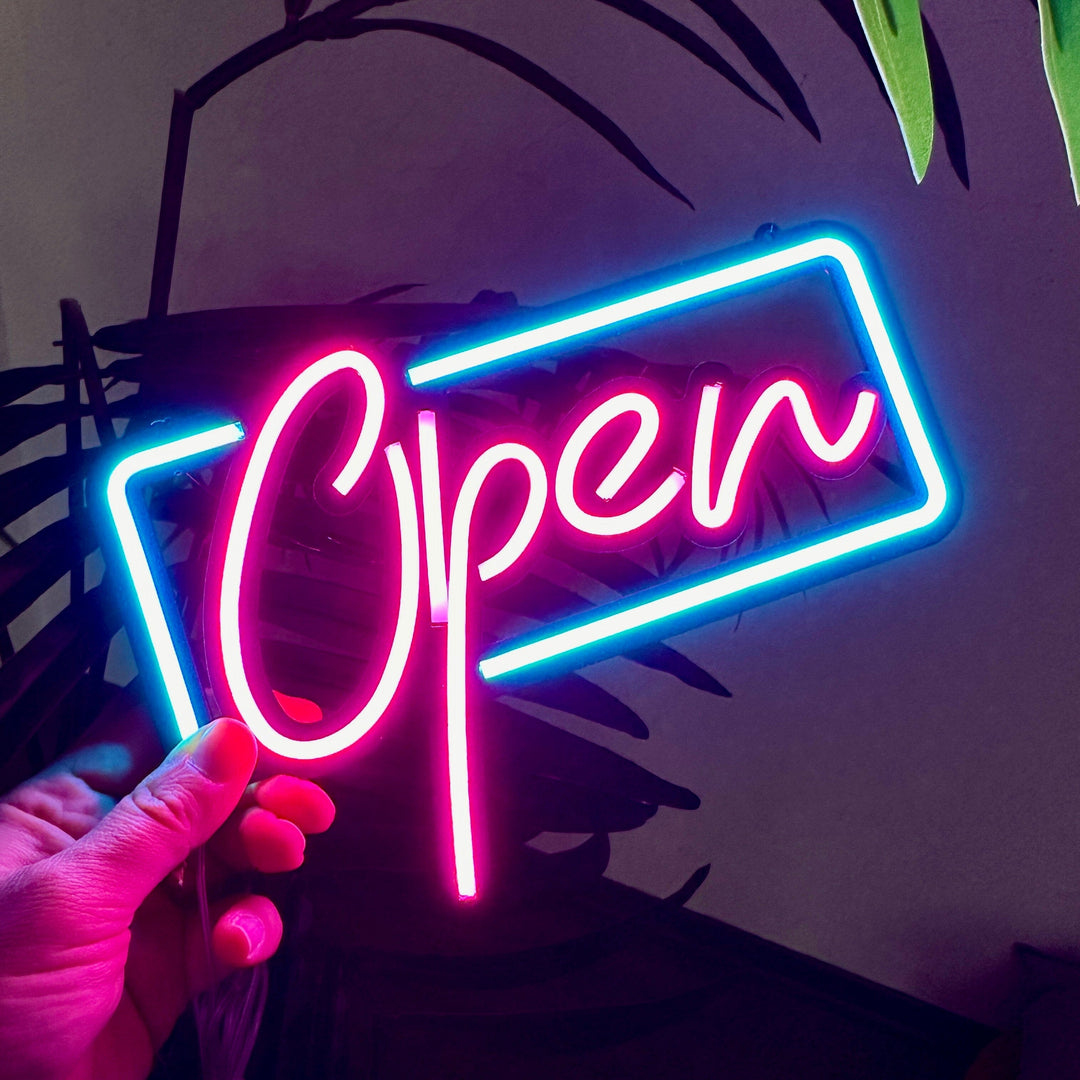 Open Door Sign 3 - Neon Wall Art, | Hoagard.co