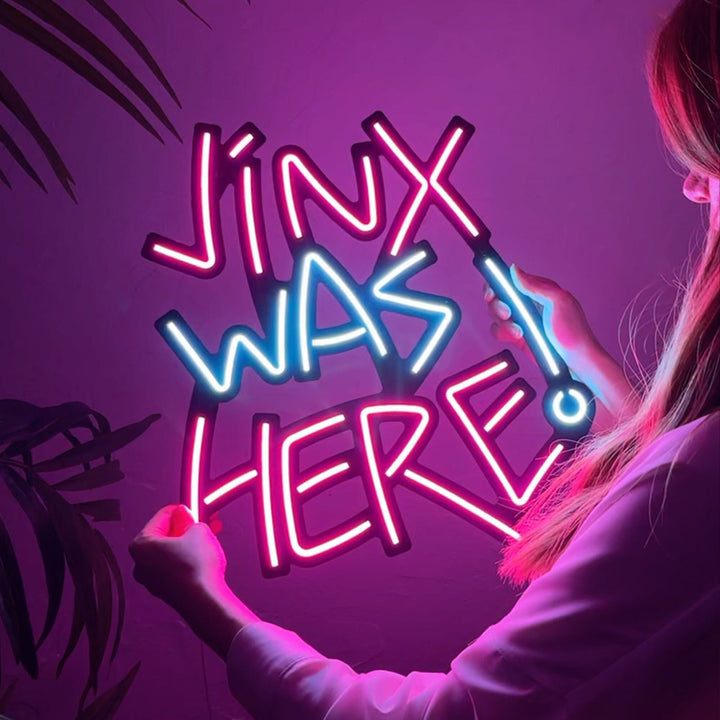 Jinx Was Here - Neon Wall Art, | Hoagard.co