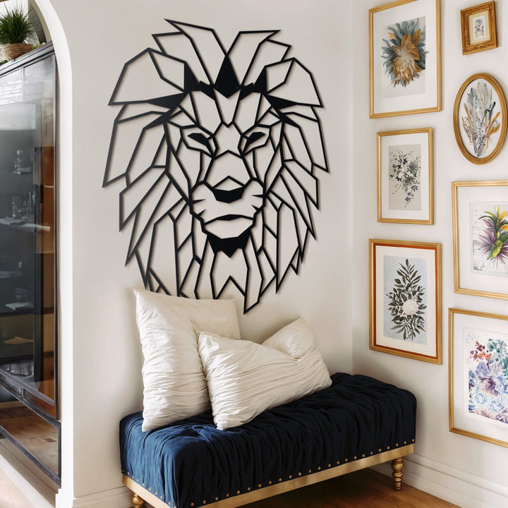 Lion Head - Animal Wall Decor, 98cm x 122cm (38.5"x48") | Hoagard