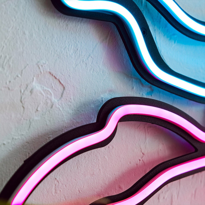 Motorcycle - Neon Wall Art, | Hoagard