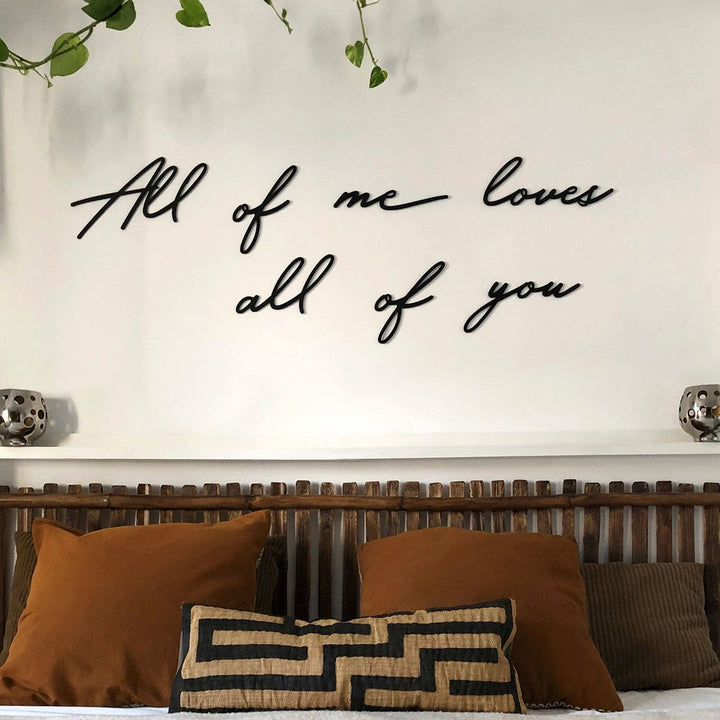 All Of Me - Bedroom Wall Decor, | Hoagard