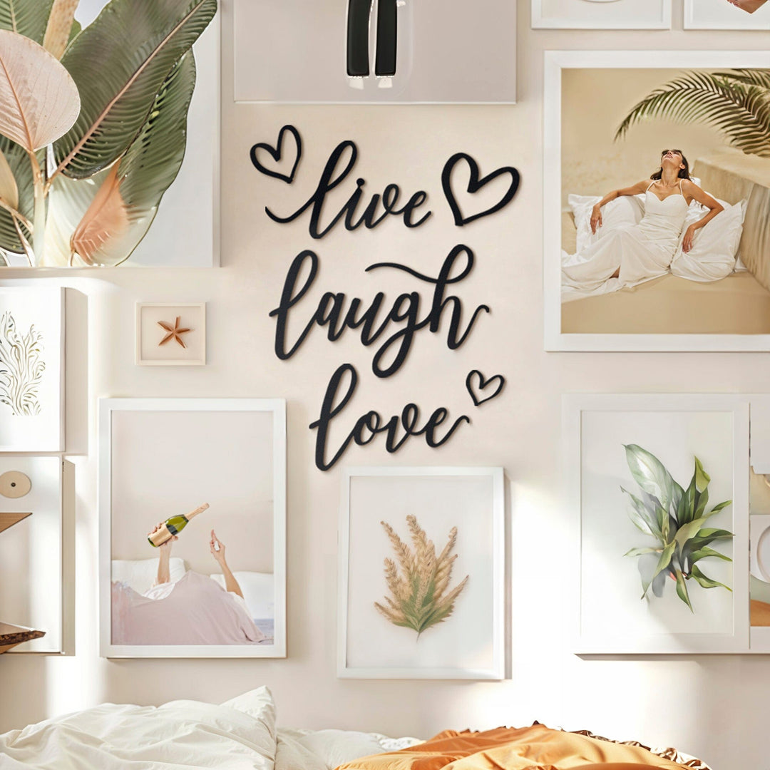 HOAGARD | Live Laugh Love , Wandkunst –