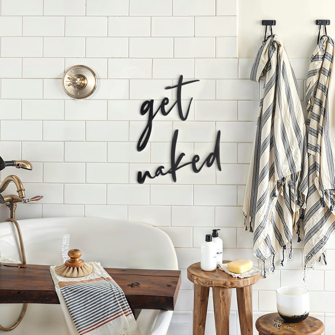 Get Naked - Bathroom Decor, | Hoagard