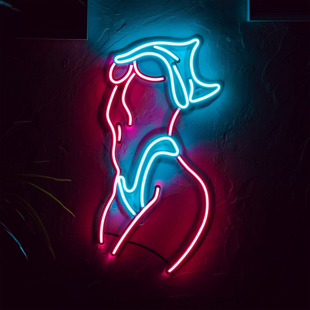 Femme Fatale - Neon Wall Art, | Hoagard