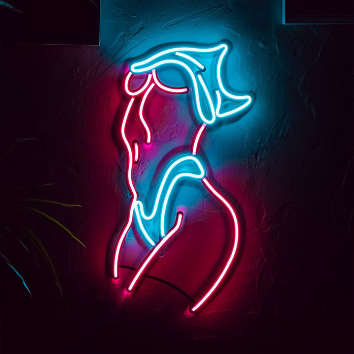Femme Fatale - Neon Wall Art, | Hoagard