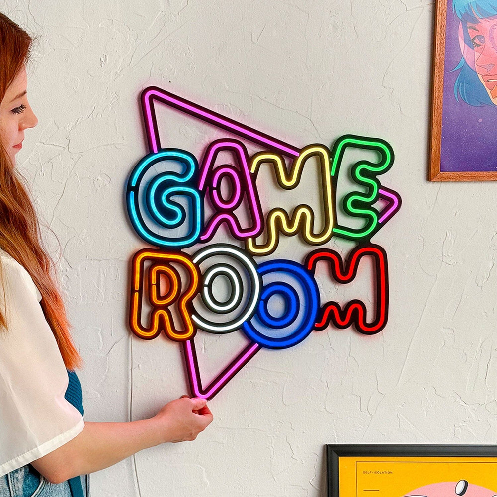 Game Room - Neon Wall Art, | Hoagard.co
