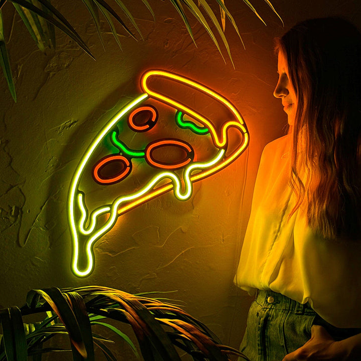 Pizza - Neon Wall Art, | Hoagard.co