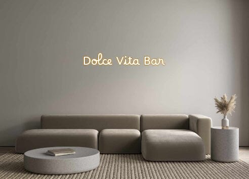Custom Neon Order: Dolce Vita Bar - Custom Neon, | Hoagard.co