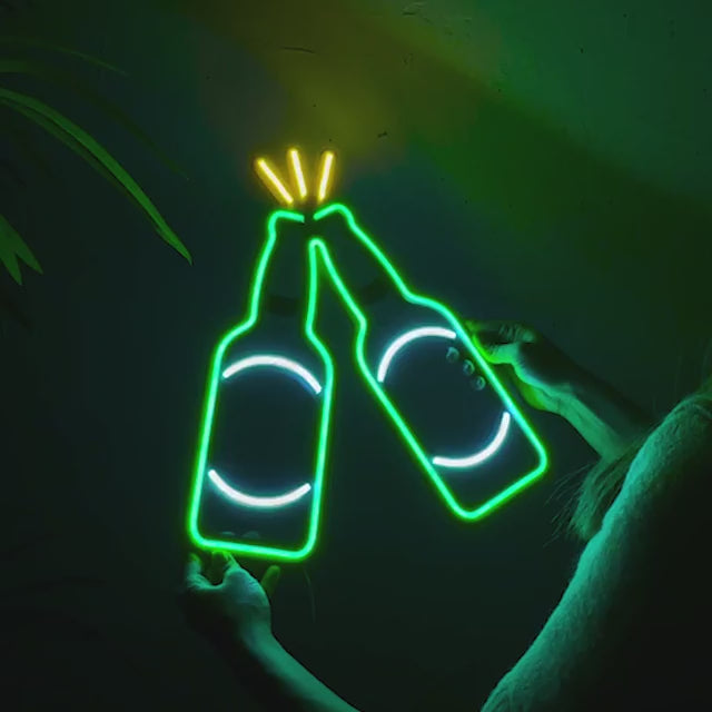 Cerveja Neon Wandkunst
