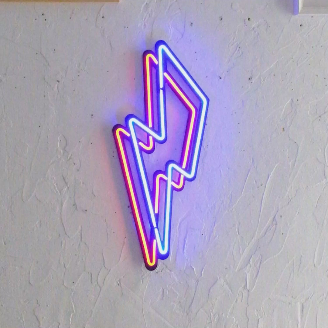 Flash Neon Wandkunst