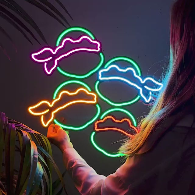 Neon Turtles