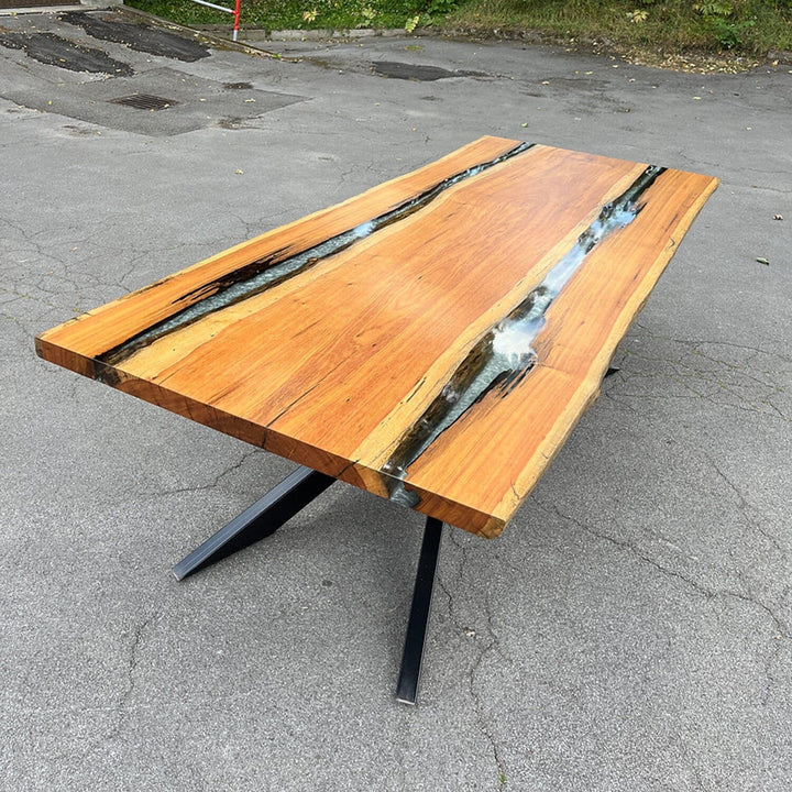 Silenos Table Top Andira Wood Epoxy Resin - , | Hoagard.co