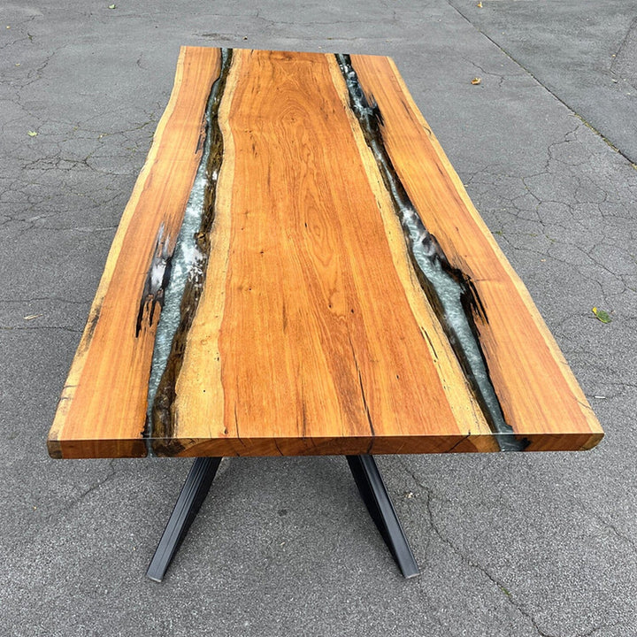 Silenos Table Top Andira Wood Epoxy Resin - , | Hoagard.co