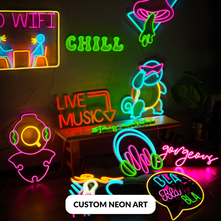 Custom Neon Art, Custom Design, Hoagard.co, , , - Hoagard