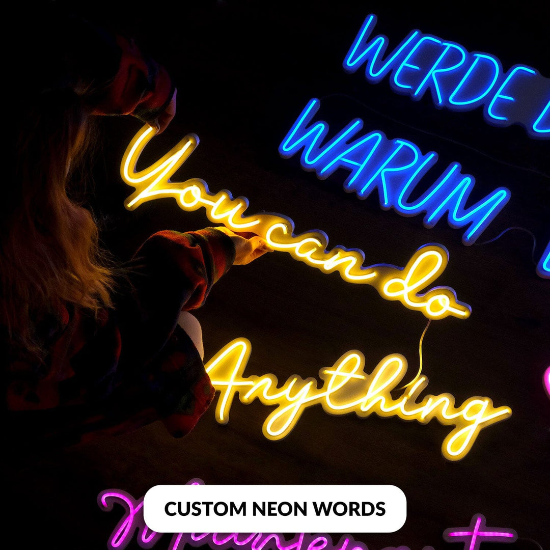 Custom Neon Words - , | Hoagard.co