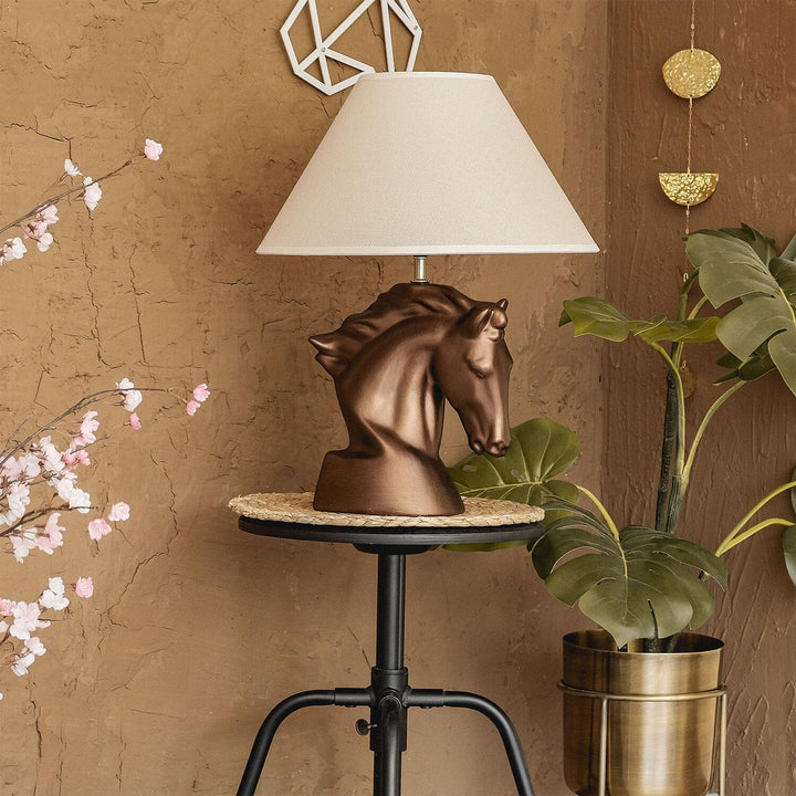 Horse Bronze Table Lamp, Table Lamp, Hoagard, , , - Hoagard