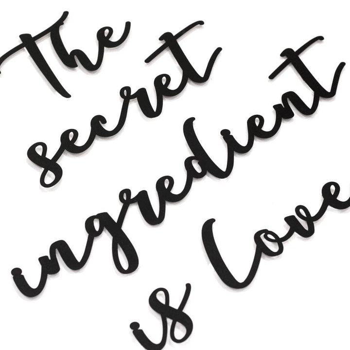 The Secret Ingredient Is Love, Kitchen Wall Decor, Hoagard, , , - Hoagard