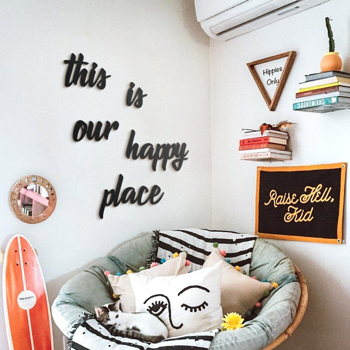 This Is Our Happy Place, Living Room Wall Decor, Hoagard, , , - Hoagard