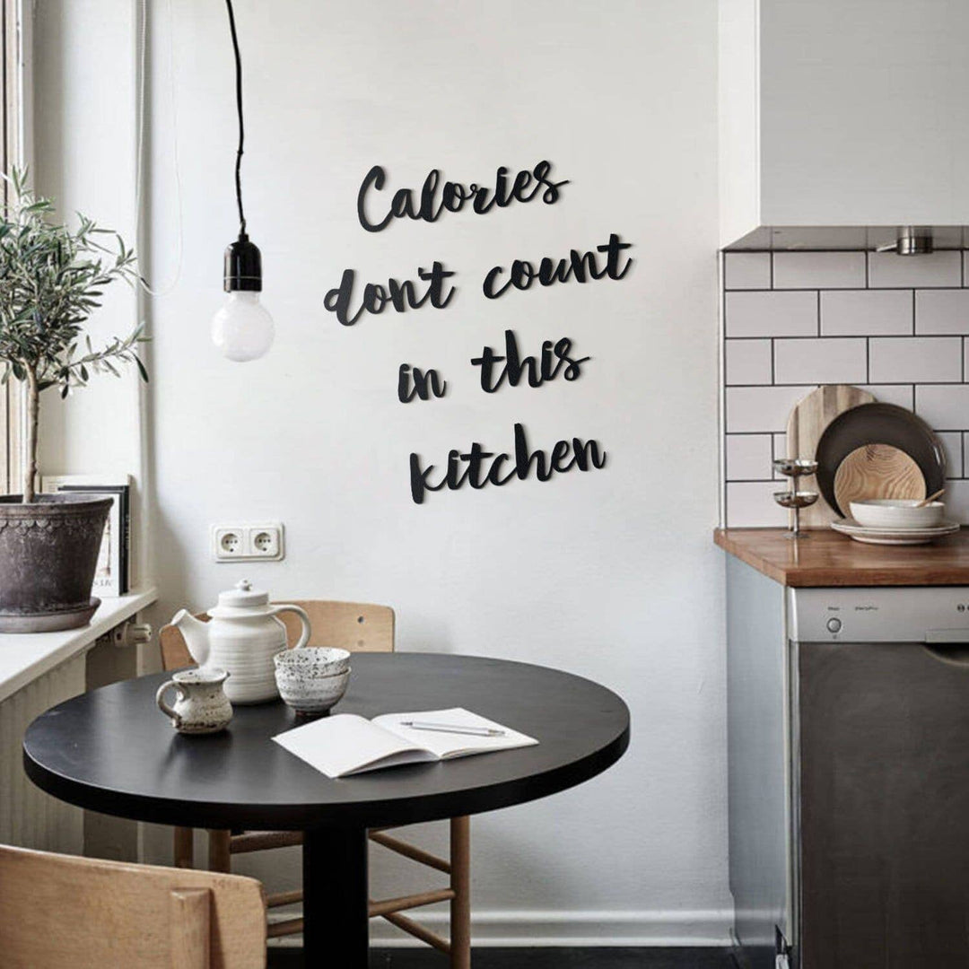 Calories Don't Count In This Kitchen, Kitchen Wall Decor, Hoagard, , , - Hoagard