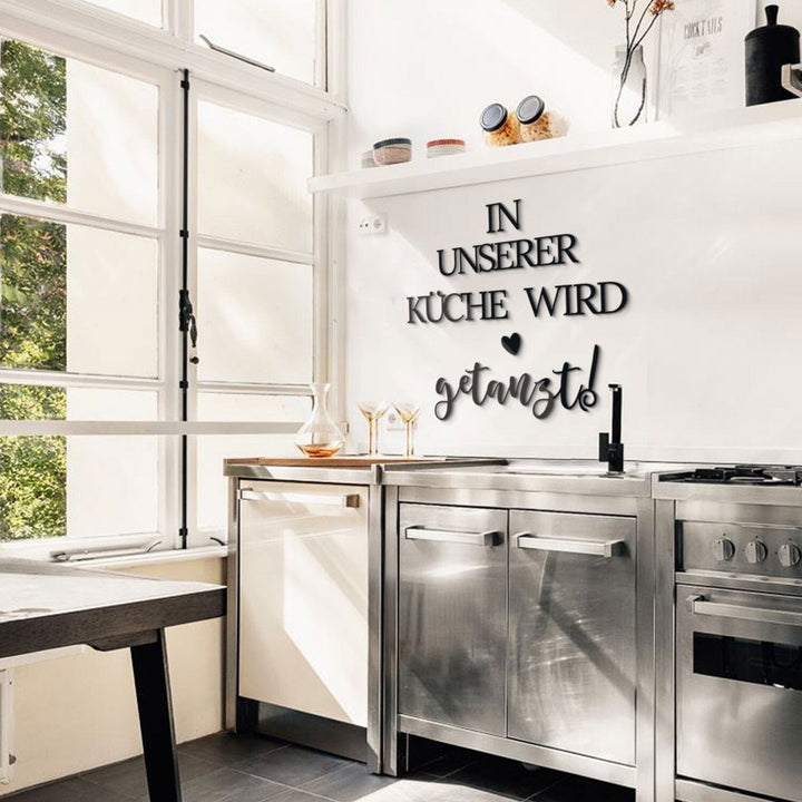 In Unserer Küche Wird Getanzt!, Kitchen Wall Decor, Hoagard, , , - Hoagard
