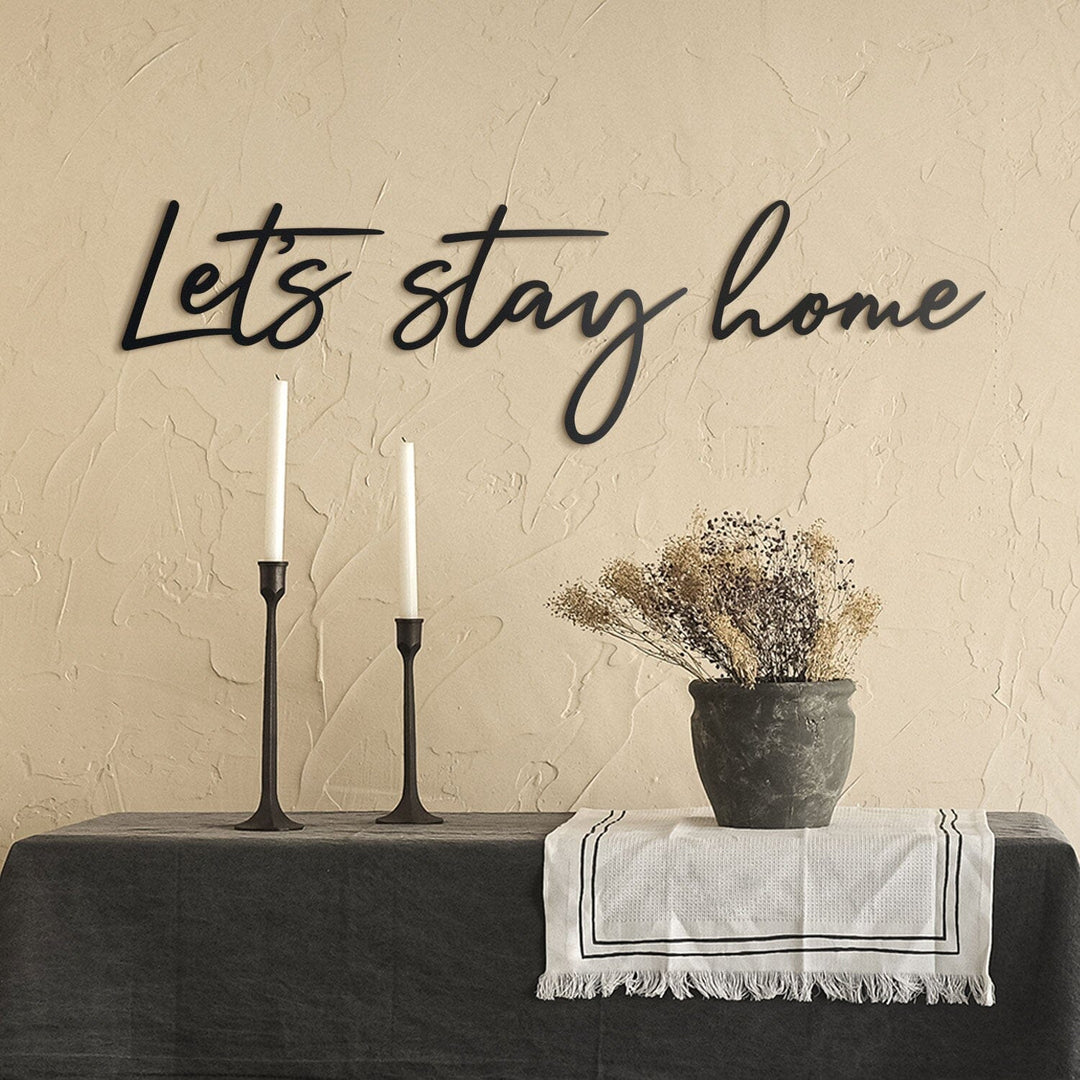Let's Stay Home, Living Room Wall Decor, Hoagard, , , - Hoagard