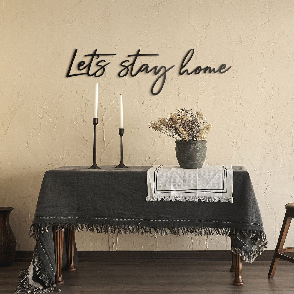 Let's Stay Home, Living Room Wall Decor, Hoagard, , , - Hoagard