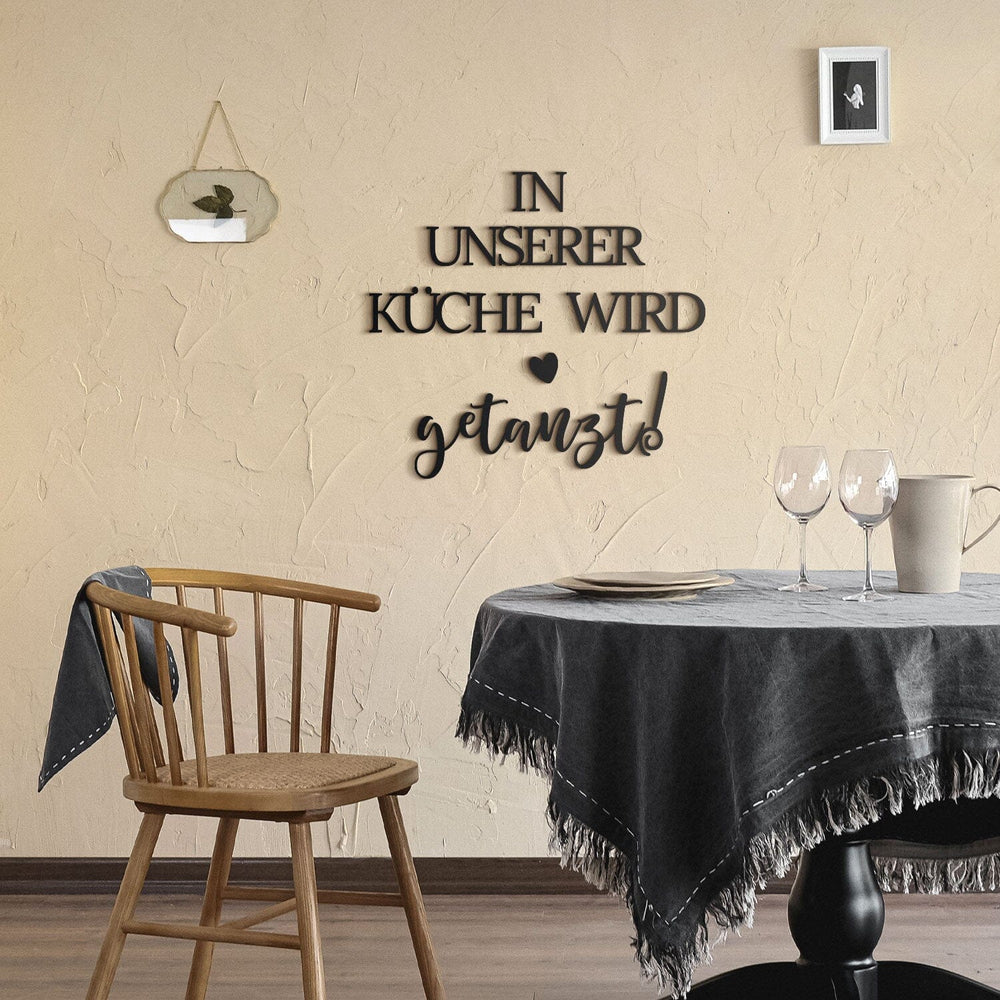 In Unserer Küche Wird Getanzt!, Kitchen Wall Decor, Hoagard, , , - Hoagard