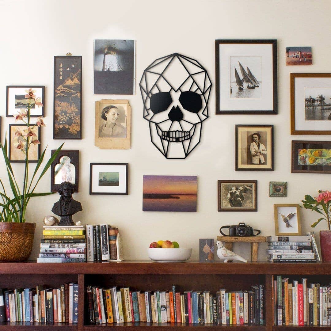 Skull, Living Room Wall Decor, Hoagard, 36cm x 52cm (14.1"x20.4"), , - Hoagard